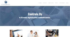 Desktop Screenshot of controla.fi